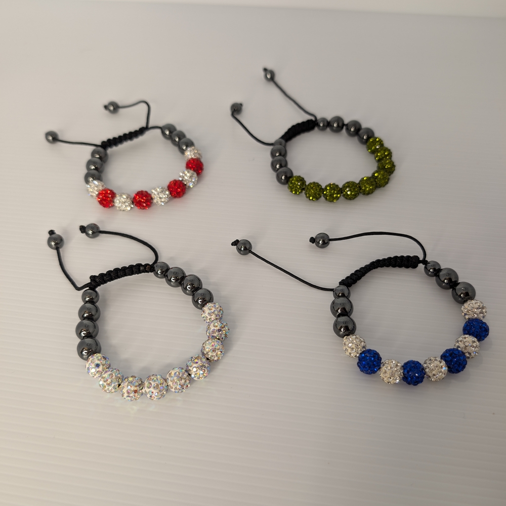 Shamballa Bracelets NWOT Set Of 4